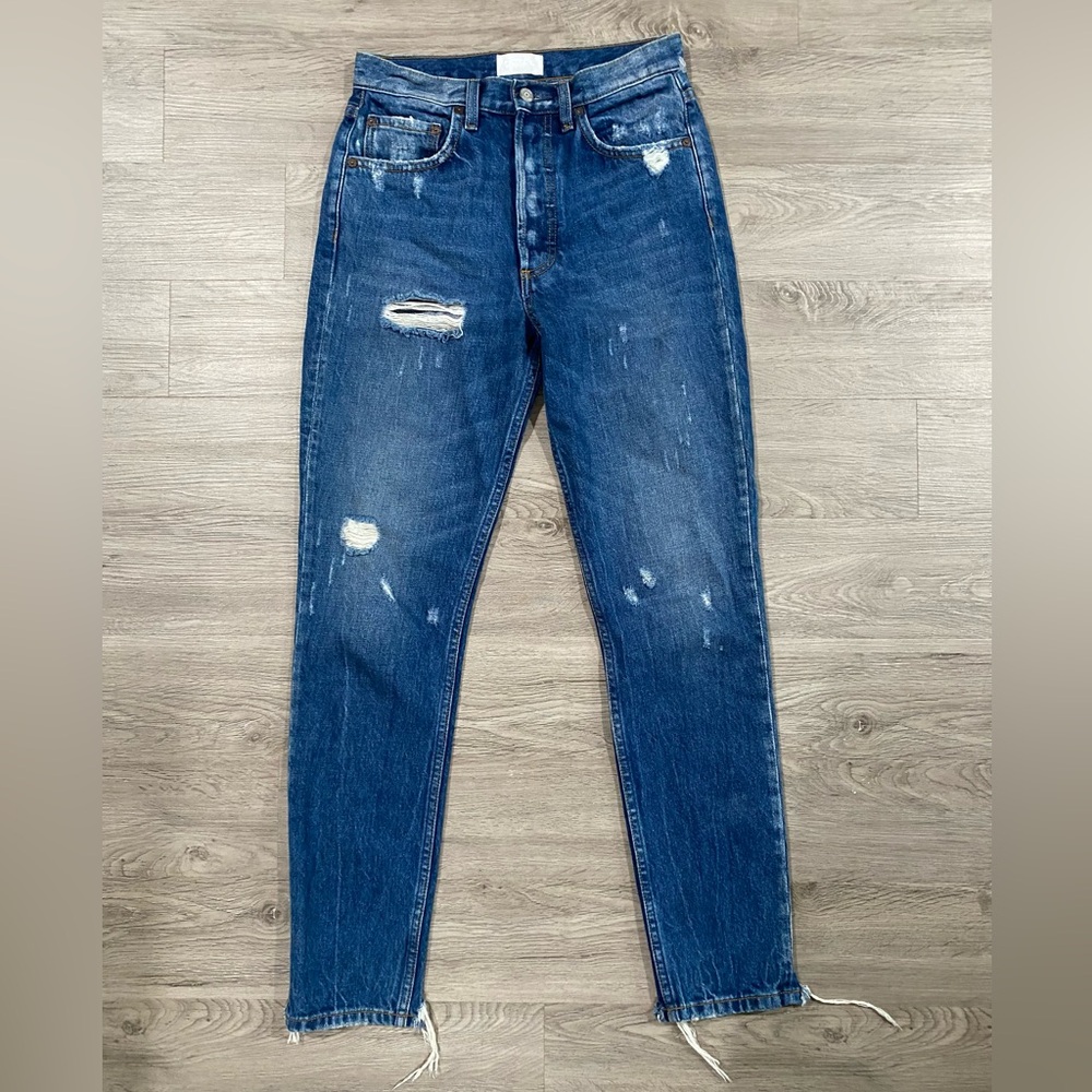 Boyish Billy Distressed Blue Jeans‎ Mame